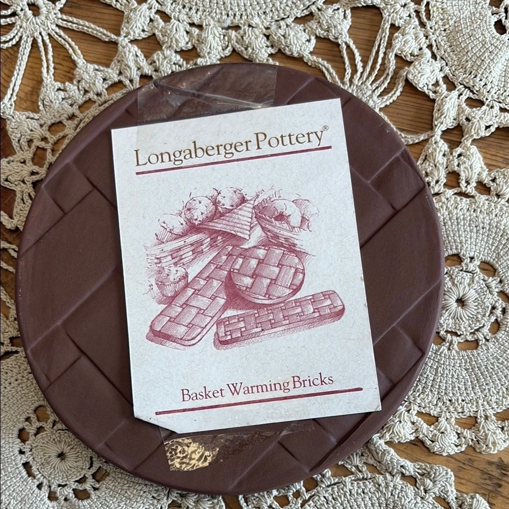 Longaberger Brown Pottery Brick